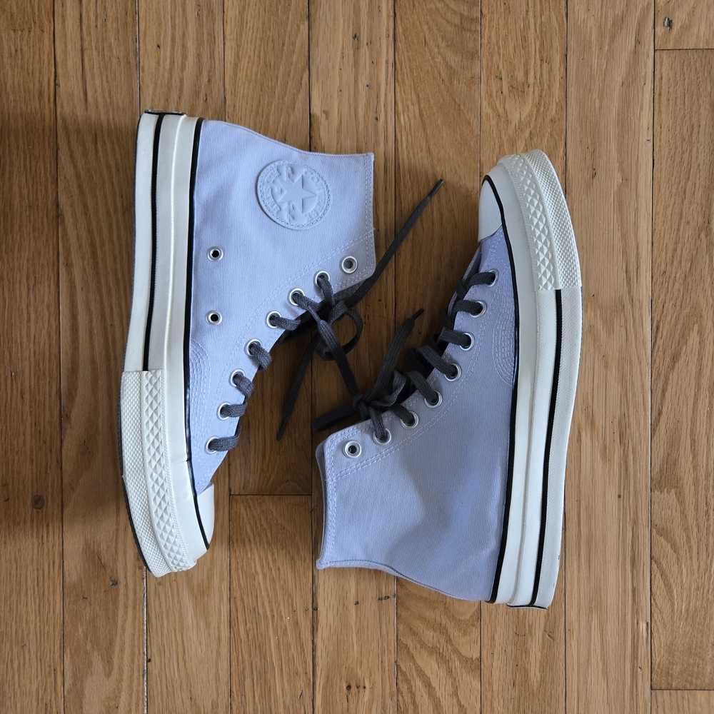 Converse Light Blue High-Top Sneakers